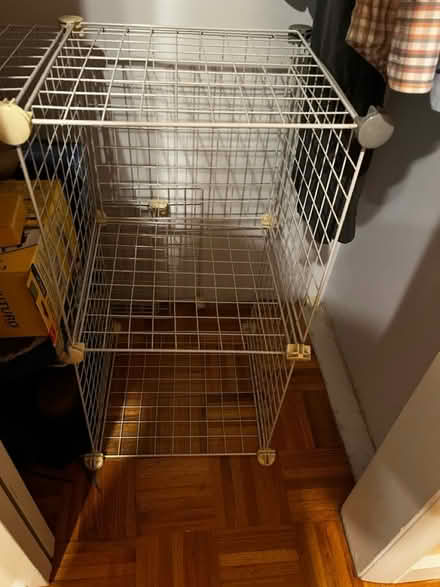 Photo of free 6-square metal closet organizer (Cambridgeport) #1