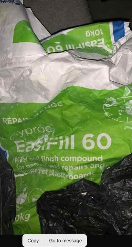 Photo of free Easifill 60 plastering hole filling powder (Cliff Hill CV34) #1
