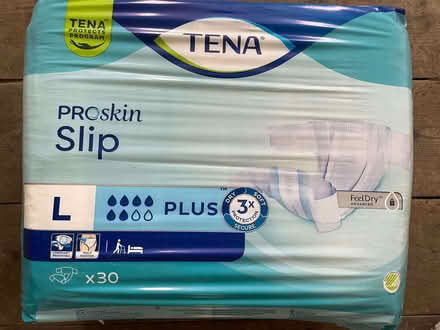 Photo of free Adult incontinence pads (adult nappies) boxes of 120 (Ravenscourt Park W6) #1