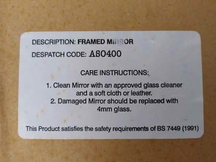 Photo of free Mirror (Brecon LD3) #2
