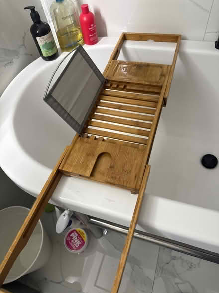 Photo of free Bathtub expandable tray & pillow (Newbury Park IG2) #3