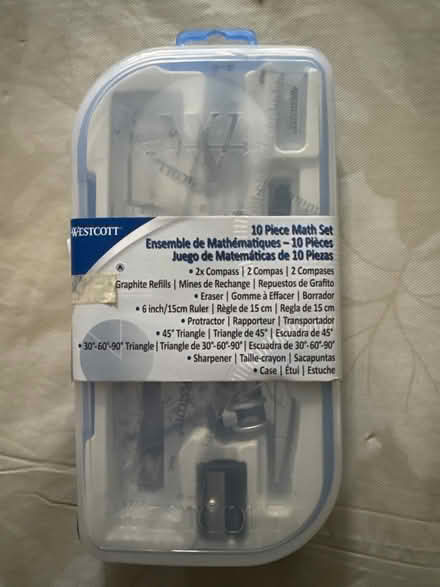 Photo of free 10-piece math set (Ossining) #1