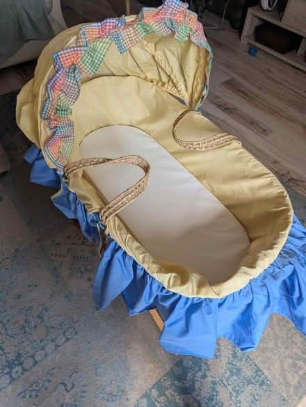 Photo of free Moses basket with stand (Glen parva Le2) #1