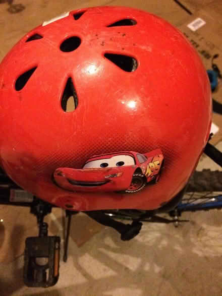 Photo of free Lightning McQueen bike helmet (Boyds) #1