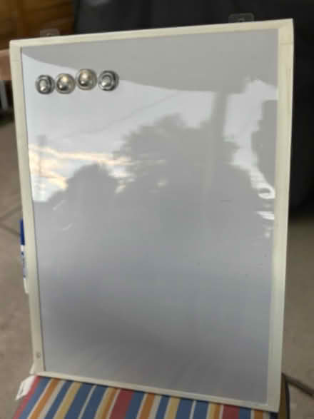 Photo of free Dry erase board with 4 magnets (West Highland area) #2