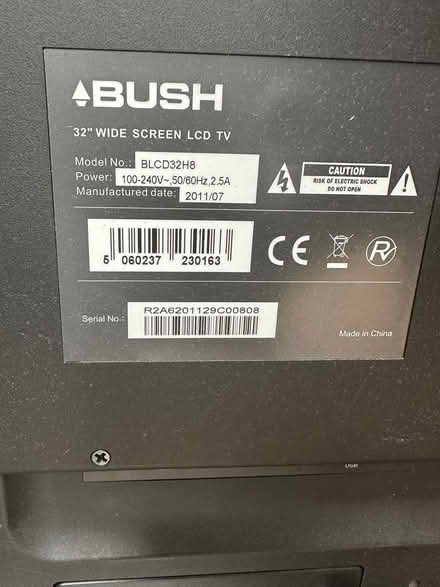 Photo of free 32” Bush TV (NOT SMART) (Barnet N3) #2