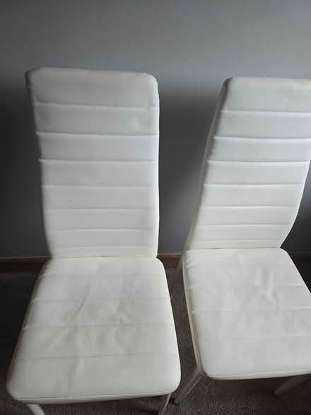 Photo of free 2 chairs vegan leather (Malahide) #1