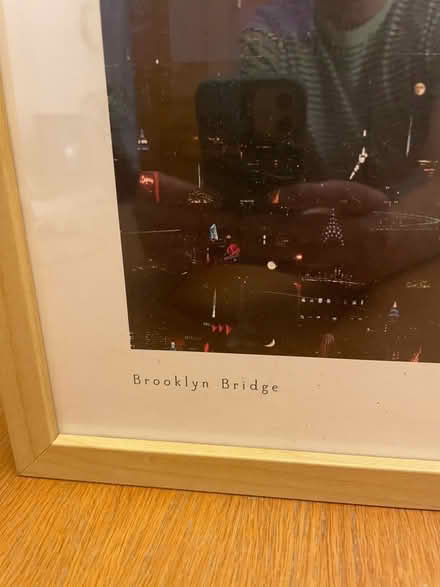 Photo of free Framed Brooklyn Bridge poster (Horsforth LS18) #2