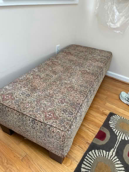 Photo of free Upholstered bench (Swarthmore) #2