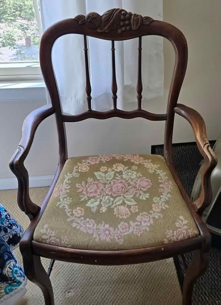 Photo of free Antique arm chair (Columbia, Md) #1