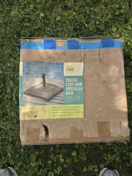 Photo of free cast-iron umbrella base anchors (Randallstown) #1