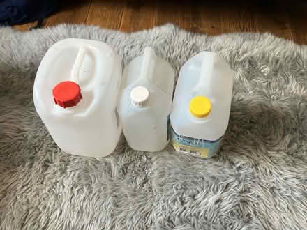 Photo of free Three large containers for liquids (Woolton L25) #1