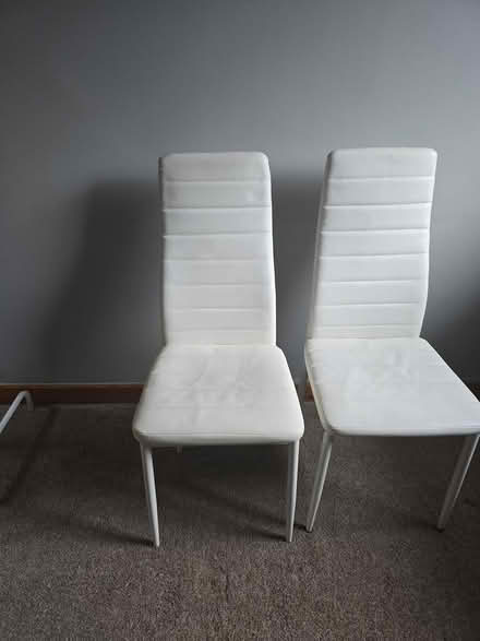 Photo of free 2 chairs vegan leather (Malahide) #2