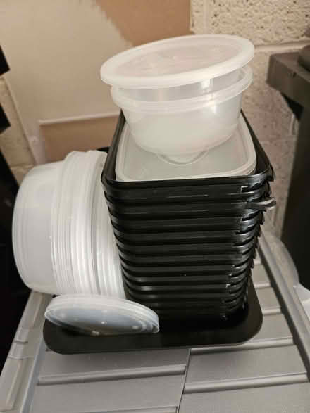 Photo of free Plastic tubs most with lids - shed or craft storage? (Redditch B97) #1