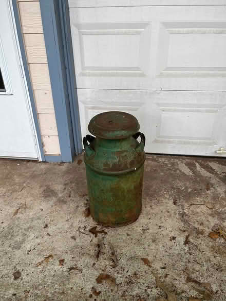 Photo of free Old milk can. About 30” high (Flower and Wayne Aves., SS) #1
