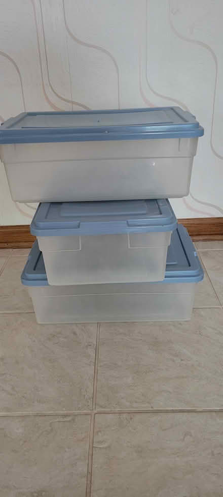 Photo of free Plastic Storage Boxes (Prospect Heights) #1