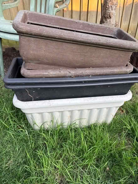 Photo of free Five plant pots (Melksham SN12) #1
