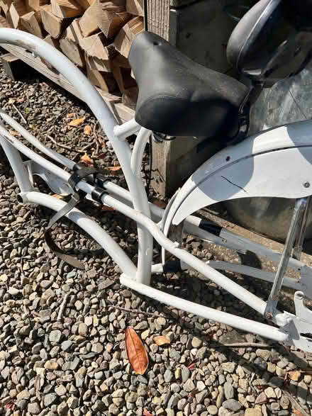 Photo of free Cruiser pedal bike frame and seat (Llangunllo LD1) #2