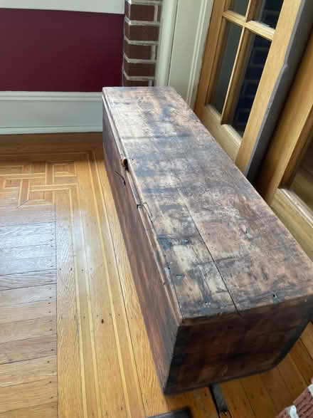 Photo of free Old wooden bench/chest (Swarthmore) #2