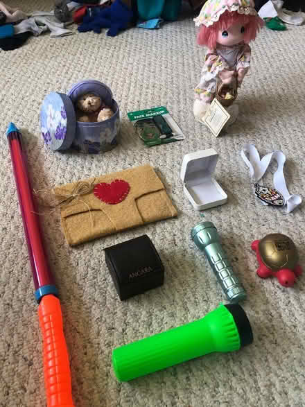Photo of free Water shooter, doll, + (Boyds) #1