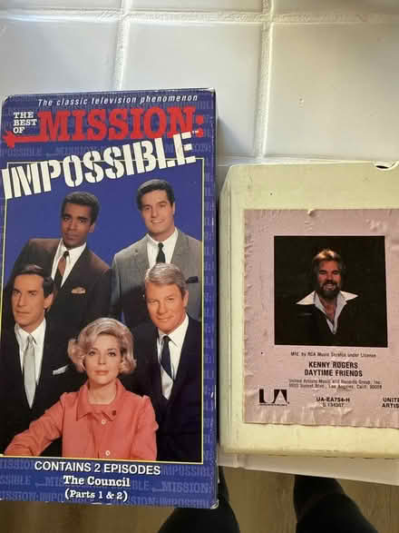 Photo of free Vintage: vhs & 8track (Downtown Pleasanton) #1