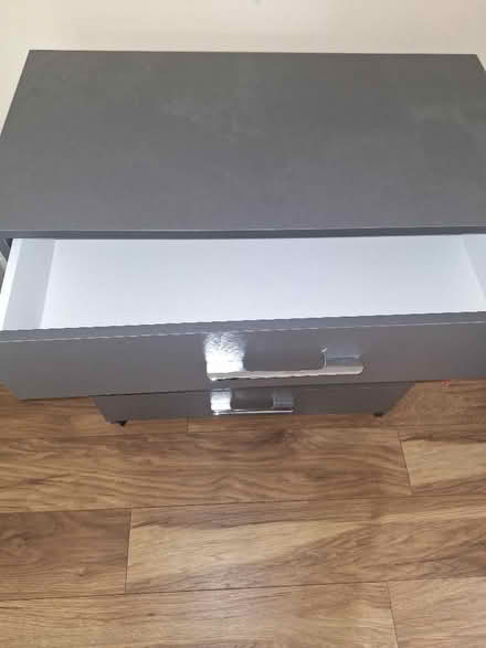 Photo of free Grey chest of drawers on wheels (West Croydon CR0) #2