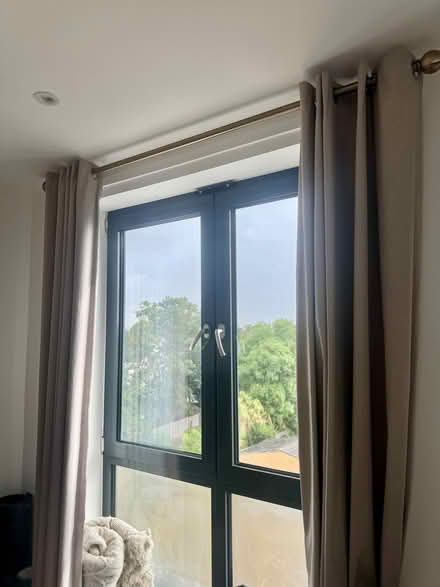 Photo of free Curtains with hangers x 3 (West Croydon CR0) #1