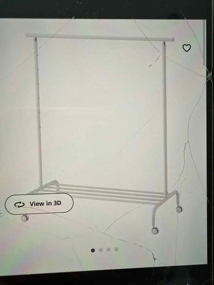 Photo of free IKEA hanging rack (second one) (Emlyn Gardens W3) #2