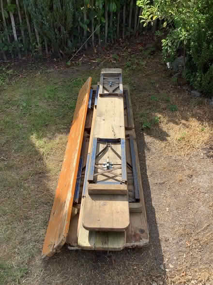 Photo of free Heavy duty beer festival benches (Kilmington, Warminster BA12) #2
