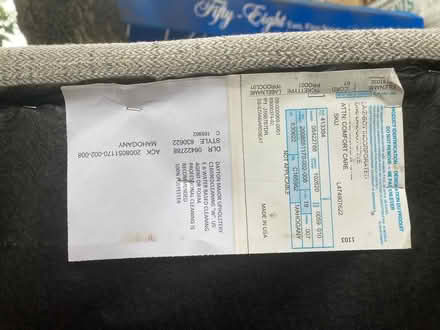 Photo of free Found on curb: brand new loveseat (East Village) #3