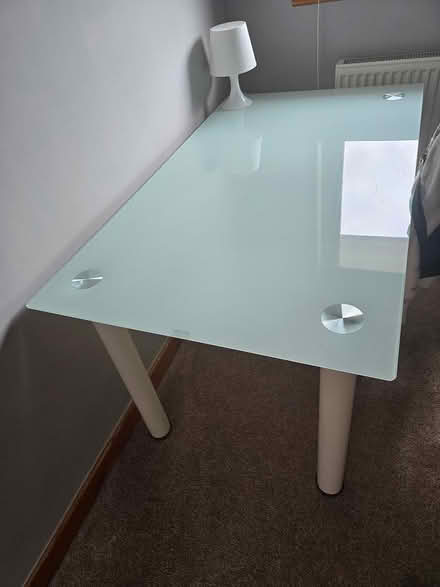 Photo of free Glass table, like new (Malahide) #1