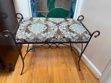 Photo of free Small upholstered bench (Swarthmore) #1