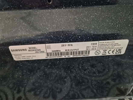 Photo of free Samsung MS23K3515AS 23L Solo Microwave (Purley on Thames RG8) #1