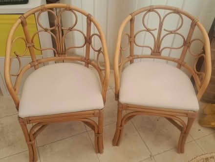 Photo of free 2 bamboo chairs (Burgess hill) #1