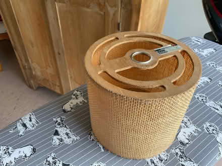 Photo of free Linen and Wood BHS Lampshade (CT3) #2