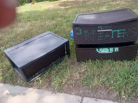 Photo of free Plastic drawers (Green mountainish) #2