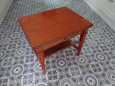 Photo of free Magazine Rack Side Table solid wood with drawer (Purley on Thames RG8) #3