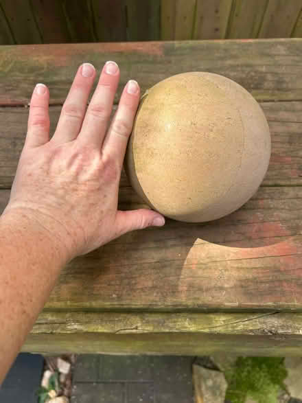 Photo of free Large Marble Ball (Morrow) #2