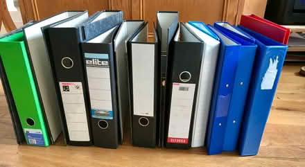 Photo of free Lever arch and regular A4 files, used, working (BT7) #1
