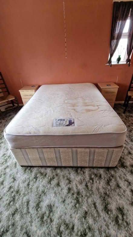 Photo of free Double mattress and divan base (Littleport CB6) #1