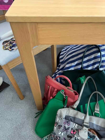Photo of free Ekedalen Light Oak dining table and 3 chairs (Charminster BH2) #4