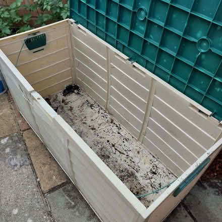 Photo of free Outdoor Garden Plastic Storage Box (damaged) (Fords Farm RG31) #2
