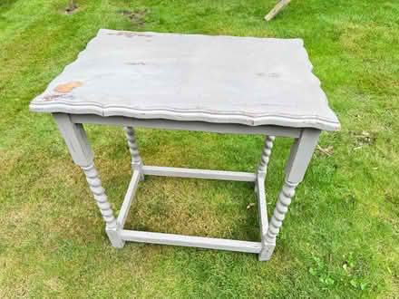 Photo of free Barley twist shabby chic side table (Loddon) #4