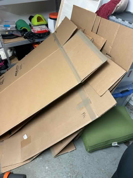 Photo of free 3 Large wardrobe boxes with rods (McLean) #1