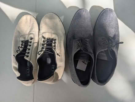 Photo of free 2 pairs mens 11.5 shoes (Davis Square Somerville) #1