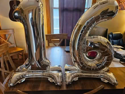 Photo of free #1 & #6 Silver balloons (Edinburgh/Paisley) #1