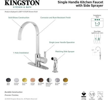 Photo of free Kitchen Faucet, with sprayer (Burlington Brant Hills) #4