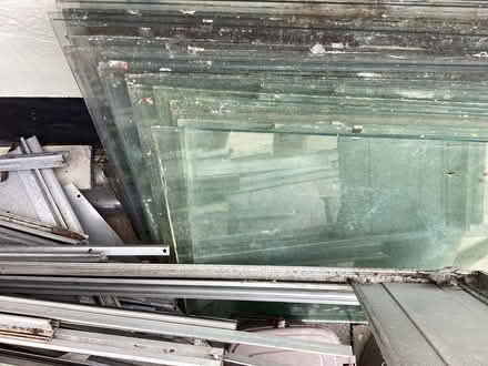 Photo of free Green house panes of glass 24/24 inches (Carpenders Park WD19) #1