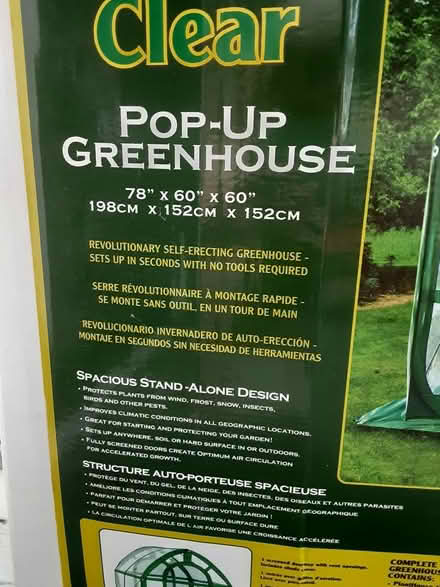 Photo of free pop-up green house (Jamaica Plain) #2