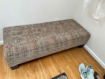 Photo of free Upholstered bench (Swarthmore) #1